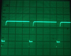 500kHz WD clock signal w/ termination