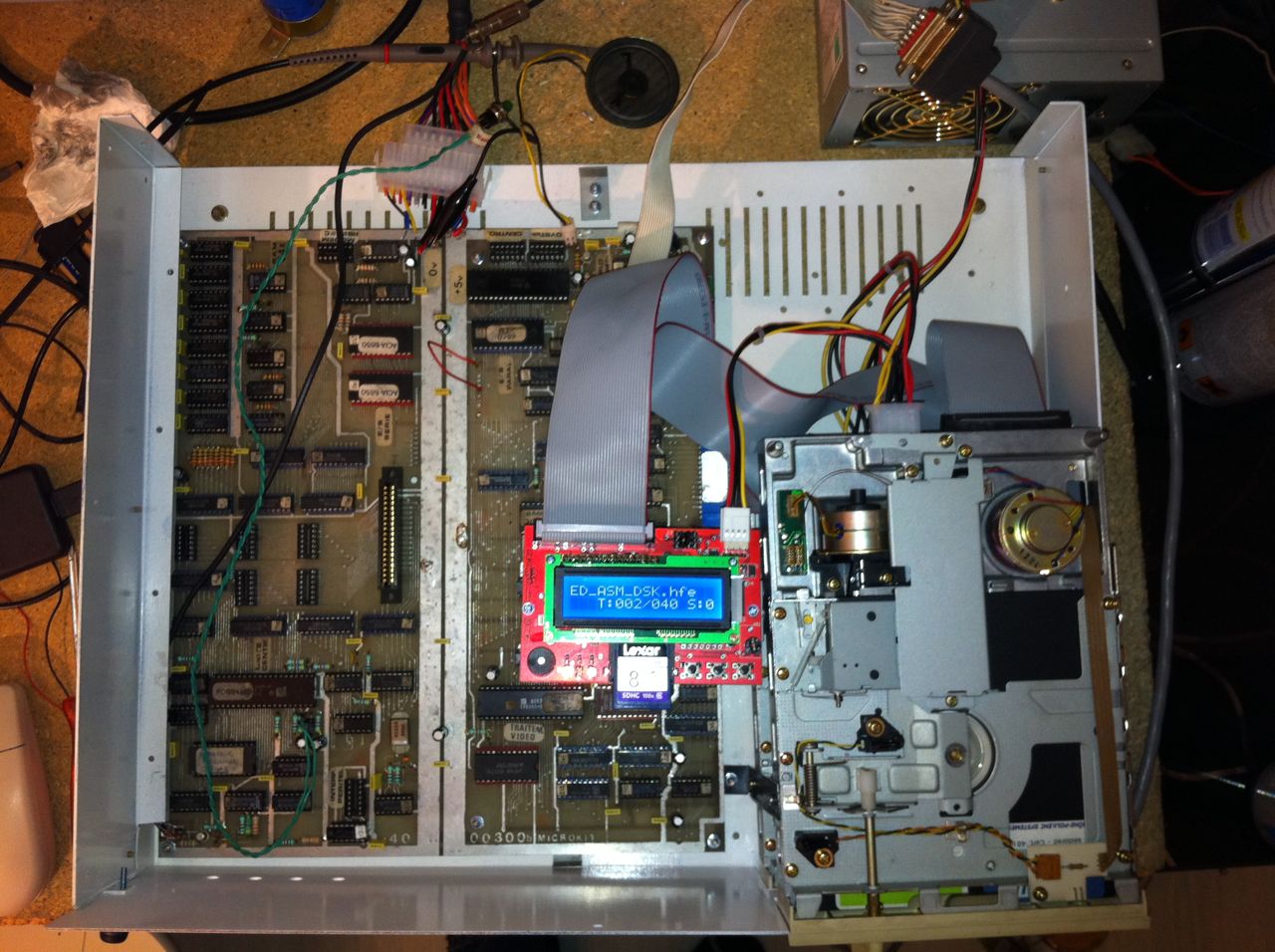 Vegas 6809 avec 2 floppy et SD HxC