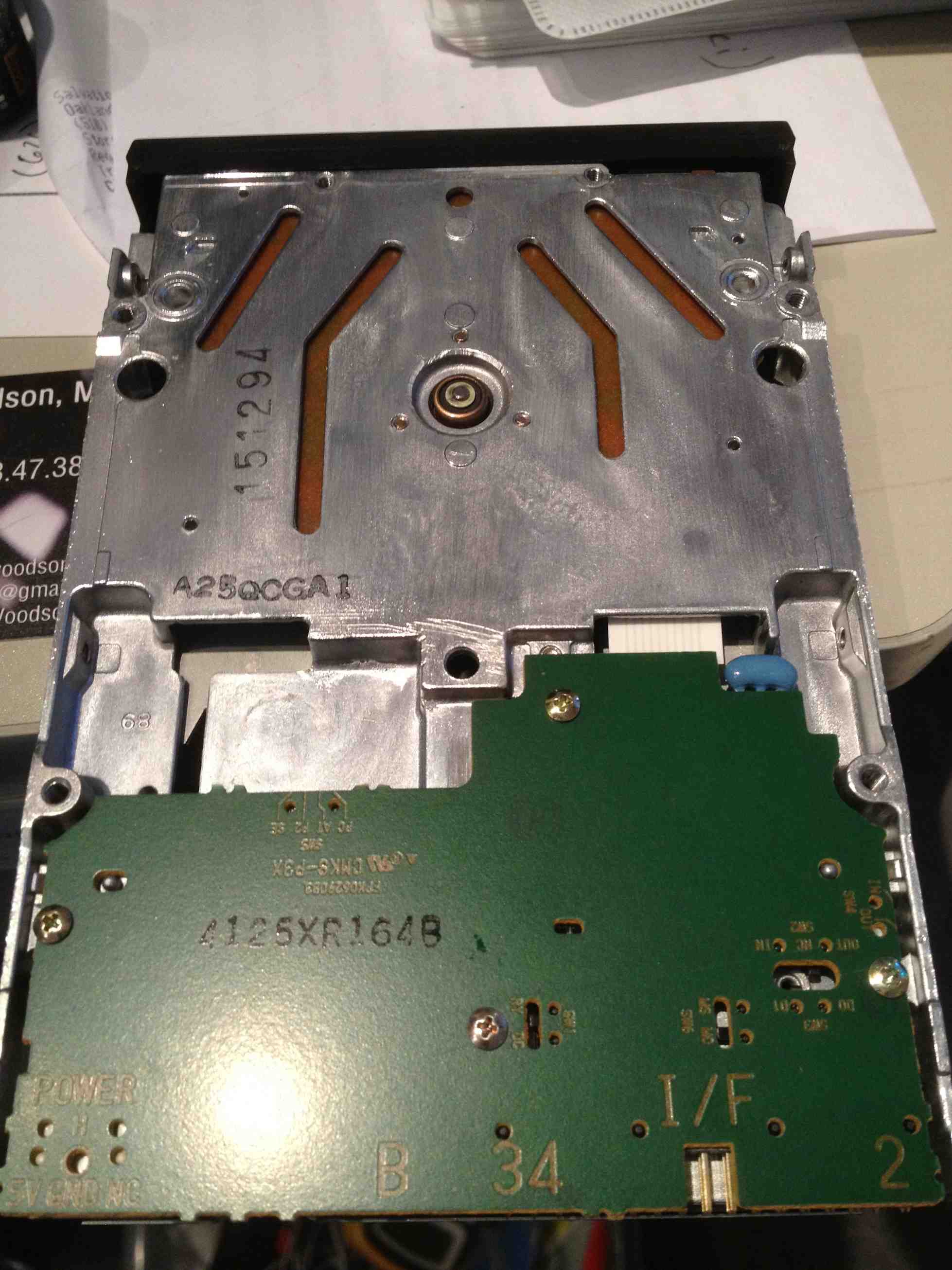 Original Panasonic JU-257A726P floppy PC board