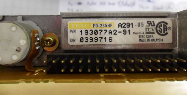 Teac FDD Label