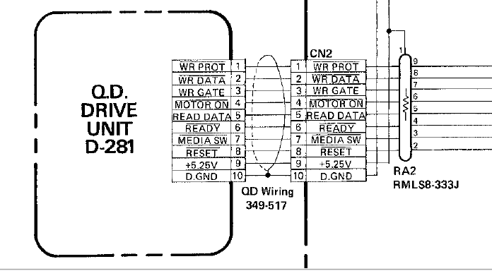 service manual pinout for QD