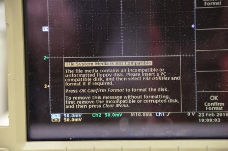 Error Massage File System