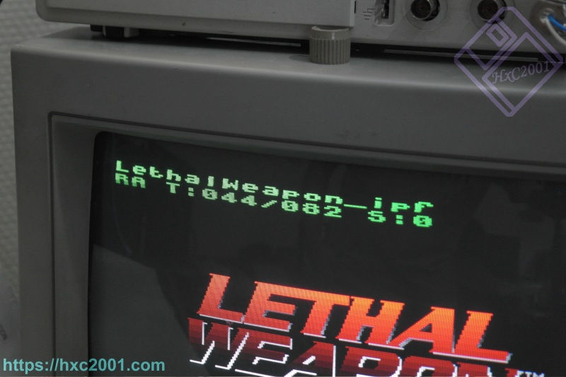 Gotek HxC firmware On-Screen-Display on Amiga